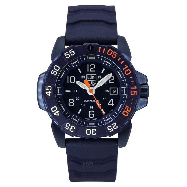 Luminox Navy SEAL Foundation Back To The Blue Set Quartz Diver's XS.3253.CBNSF.SET 200M Men's Watch With Extra Strap
