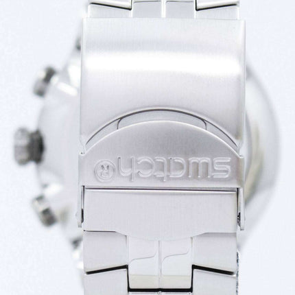 Swatch Irony Wealthy Star Chronograph Tachymeter Quartz YOS401G Men's Watch