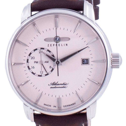 Zeppelin Atlantic Beige Dial Automatic 8470-5 84705 Mens Watch