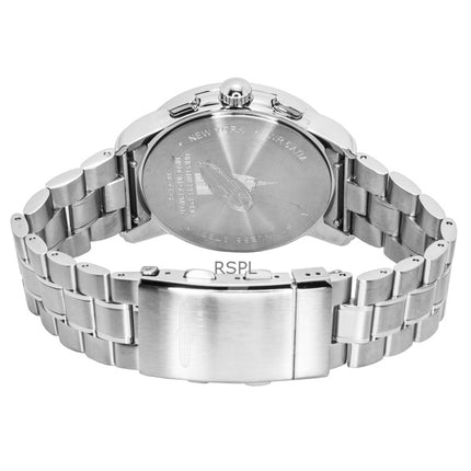 Zeppelin New York Chronograph Stainless Steel Blue Dial Quartz 8878MB3 Men's Watch