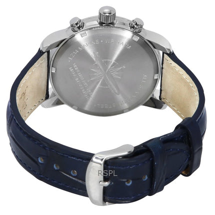 Zeppelin LZ 14 Marine Chronograph Leather Strap Blue Dial Quartz 88883 Men's Watch