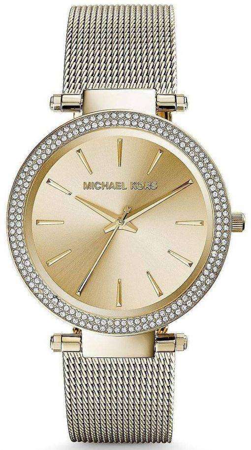 Michael Kors Darci Gold Tone Crystals MK3368 Womens Watch