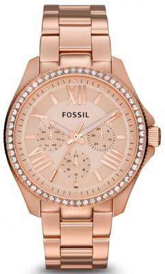 Fossil Cecile Multifunction Crystal Rose Gold-Tone AM4483 Womens Watch