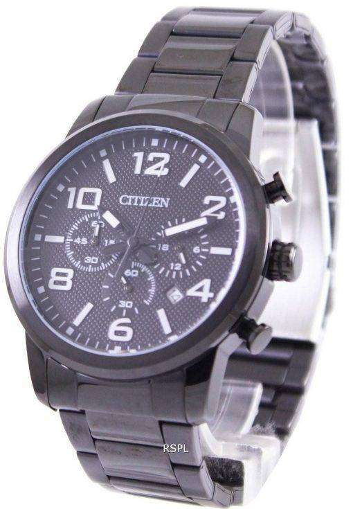 Citizen Black IP Quartz Chronograph AN8055-57E Mens Watch