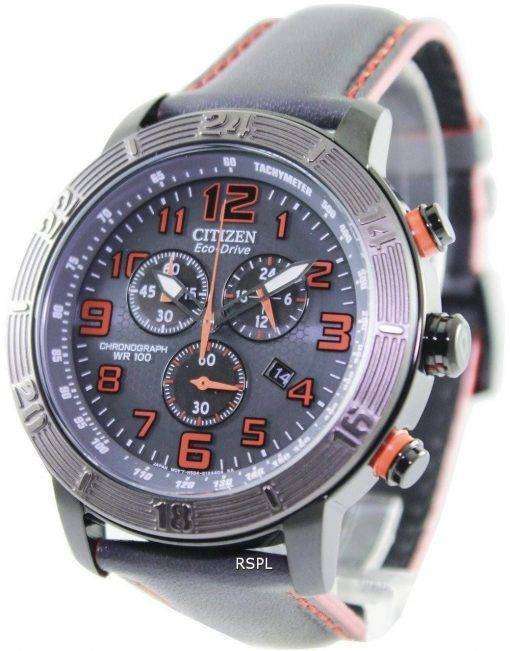 Citizen BRT Eco-Drive Chronograph Tachymeter AT2227-08H Mens Watch