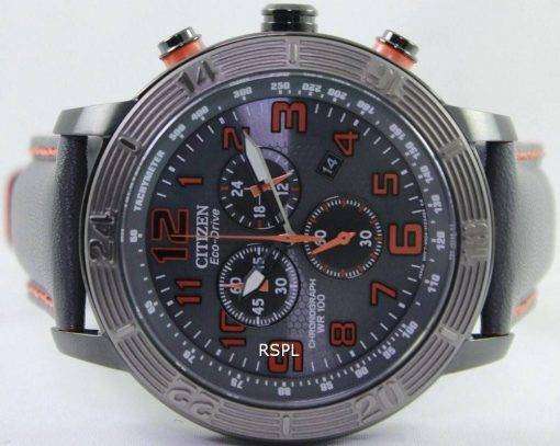 Citizen BRT Eco-Drive Chronograph Tachymeter AT2227-08H Mens Watch
