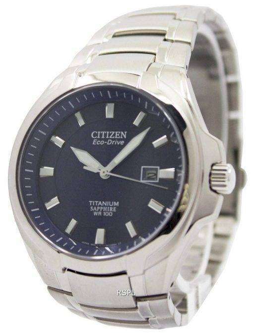 Citizen Eco-Drive Titanium Sapphire Crystal 100M BM7170-53L Men's Watch