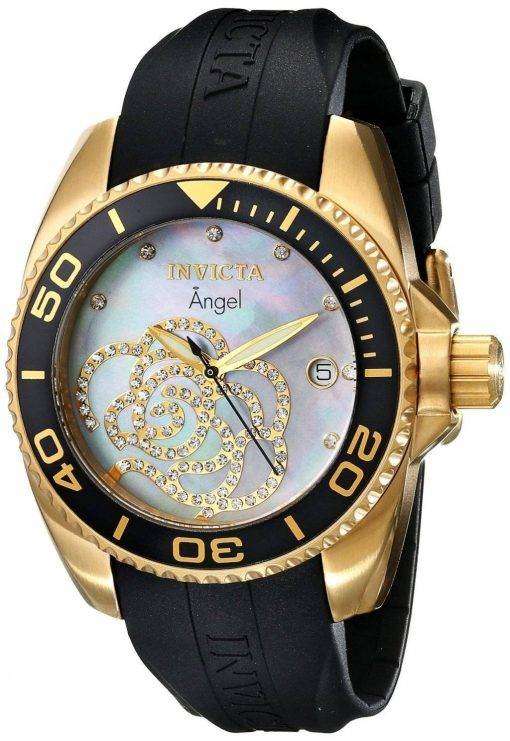Invicta Angel Collection Diamonds Gold Tone 0489 Womens Watch