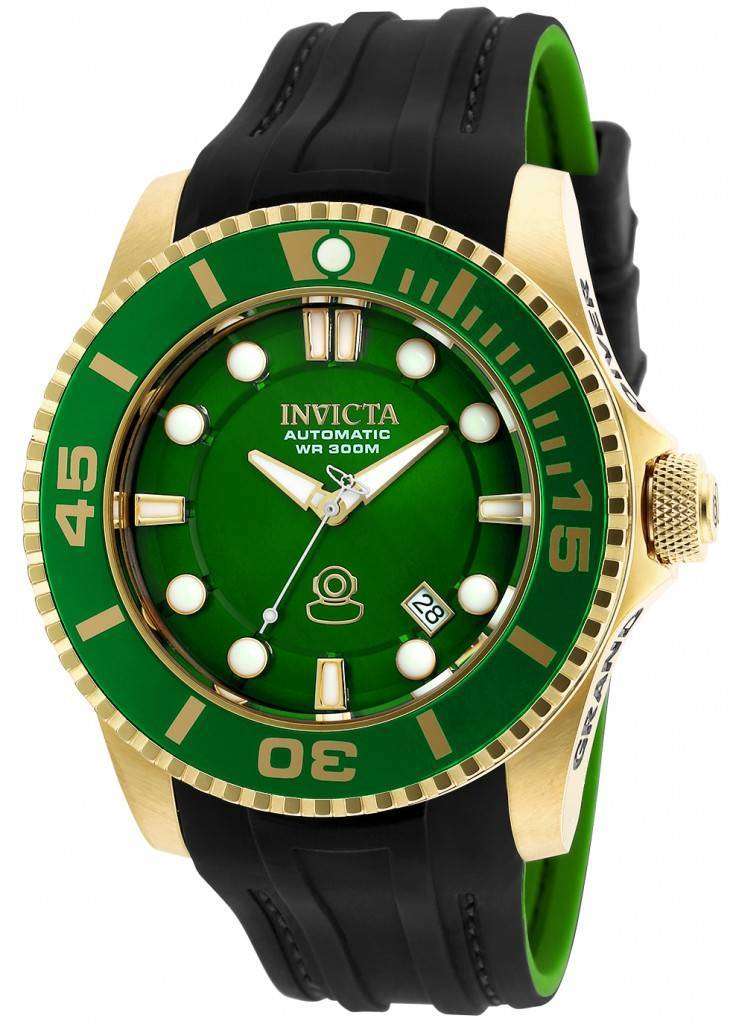 Invicta Pro Diver Automatic WR 300M Green Dial 20202 Men's Watch