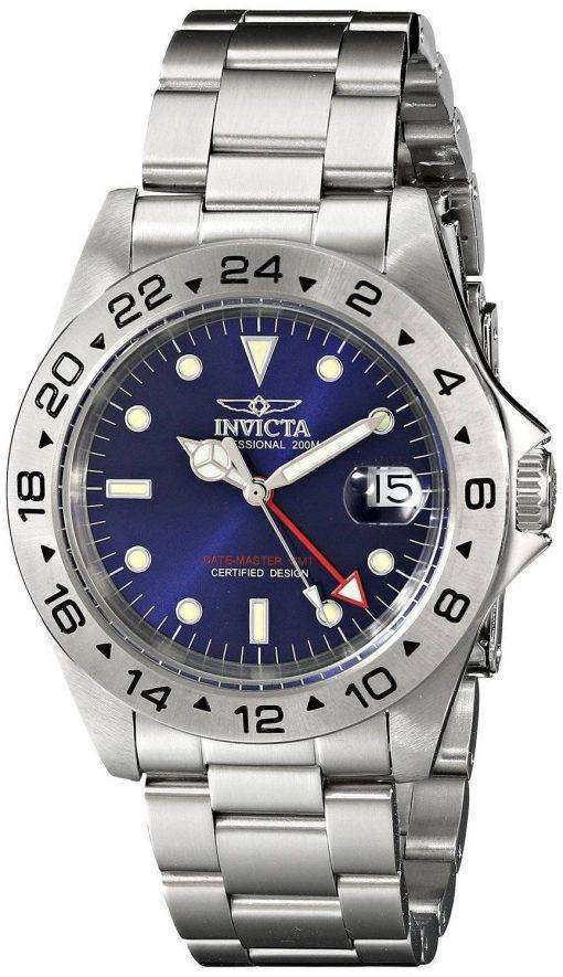 Invicta Date Master GMT 200M Blue Dial INV9400/9400 Mens Watch