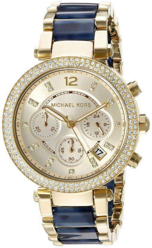 Michael Kors Parker Multi-Function Champagne Dial MK6238 Womens Watch