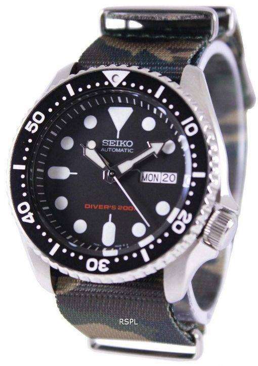 Seiko Automatic Divers 200M Army NATO Strap SKX007K1-NATO5 Mens Watch