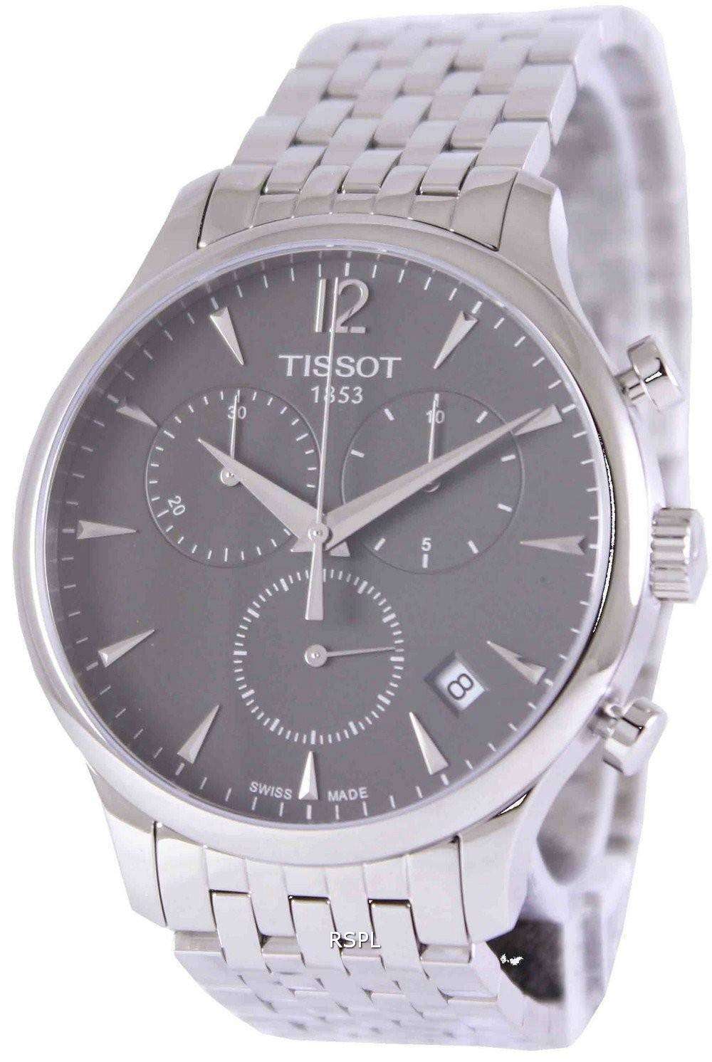 Tissot TClassic Tradition Chronograph T063.617.11.067.00 Mens Watch CityWatches.co.uk