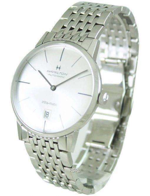 Hamilton Automatic Intra-Matic Silver Dial H38455151 Mens Watch