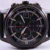 Citizen Eco Drive Black Leather Chronograph CA0375-00E Mens Watch 5