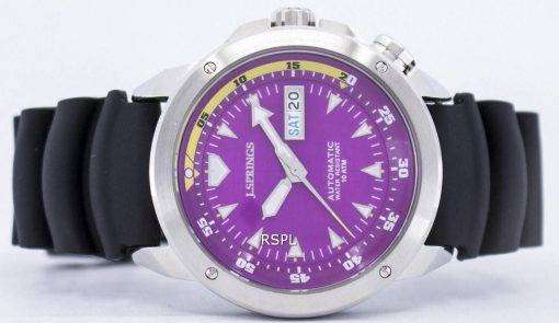 J.Springs by Seiko Sports Automatic Purple Dial 100M BEB087 Men's Watch