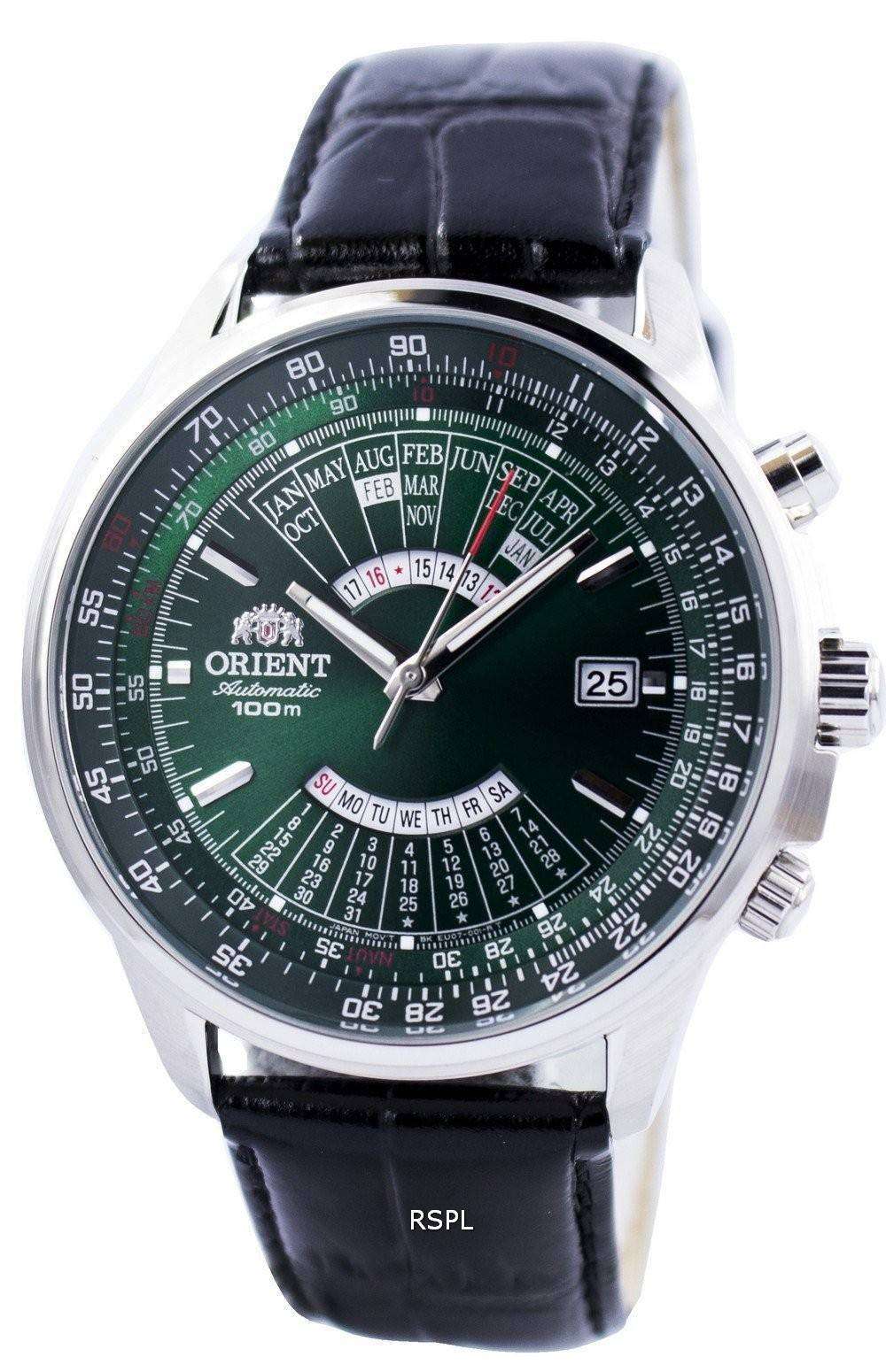 Orient Automatic Multi Year Calendar 100M FEU0700CFH Men's Watch - CityWatches.co.uk