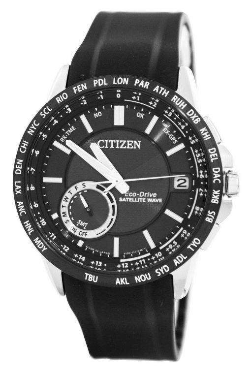 Citizen Eco-Drive Satellite Wave World Time Japan Made CC3007-04E Men's Watch