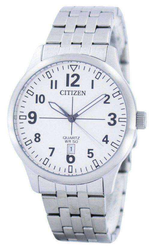 Citizen Quartz White Dial BI1050-81B Mens Watch