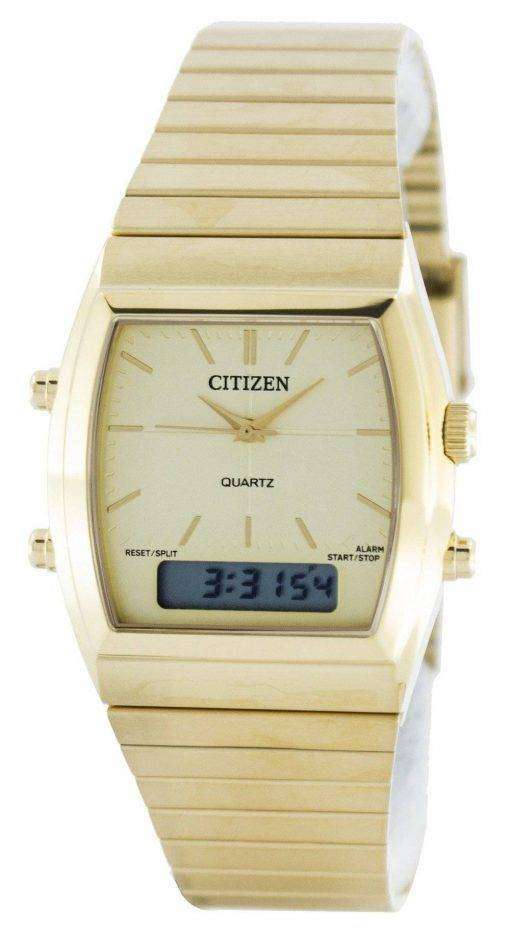Citizen Quartz Alarm Chronograph Analog Digital JM0542-56P Mens Watch