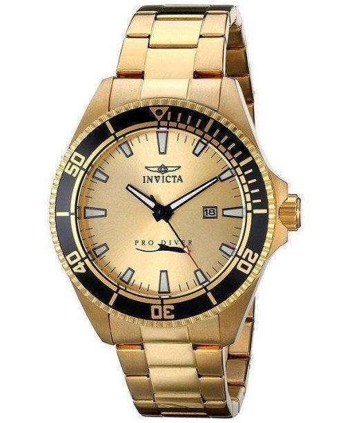Invicta Pro Diver Gold Tone Quartz 15186 Men's Watch