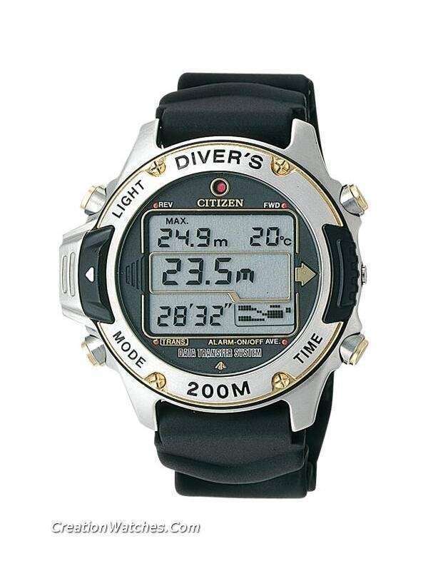 Citizen Hyper Aqualand Divers Promaster MA9004-21E MA9004 Computer