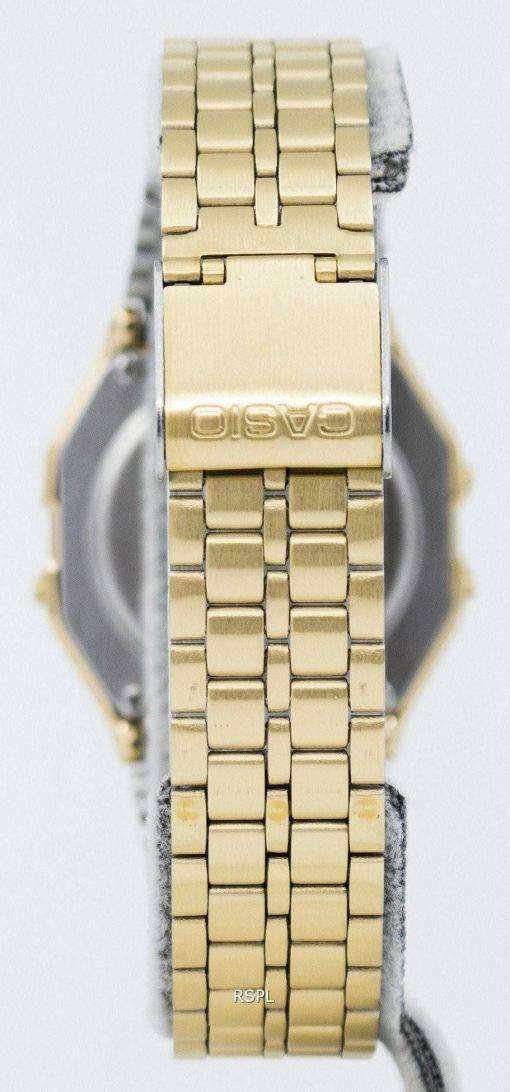 Casio Digital Alarm Chrono Stainless Steel A159WGEA-1DF A159WGEA-1 Womens Watch