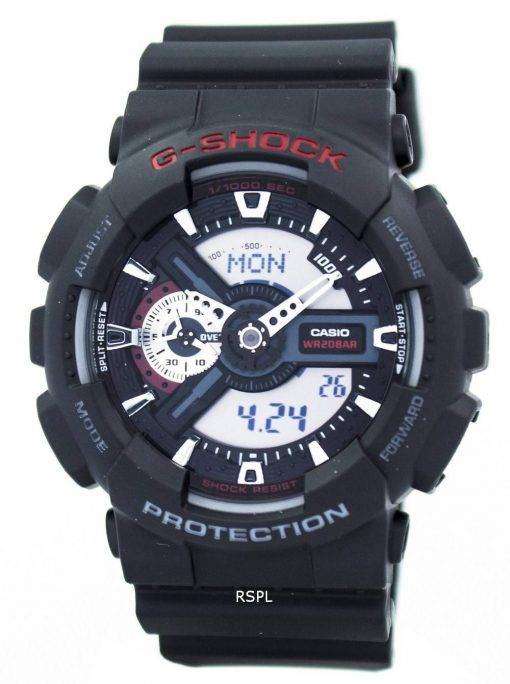 Casio G-Shock World Time Analog Digital GA-110-1A GA110 Mens Watch