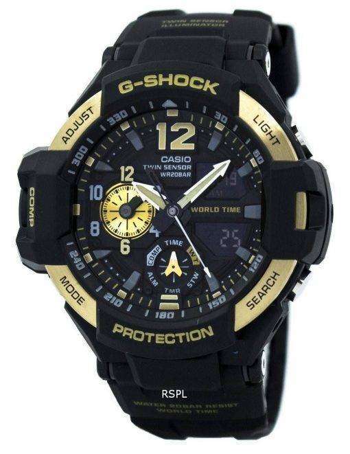 Casio G-Shock GRAVITYMASTER Twin Sensor World Time GA-1100-9G Men's Watch