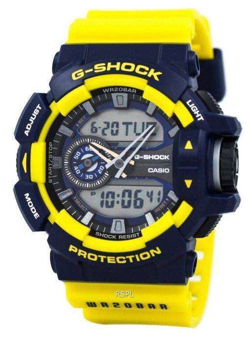 Casio G-Shock Analog-Digital Multi-Color 200M GA-400-9B Mens Watch