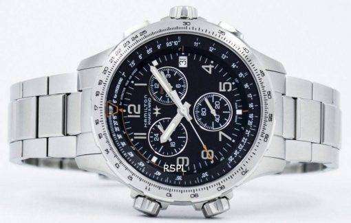 Hamilton Khaki Aviation X-Wind Chronograph Quartz GMT H77912135 Men's Watch