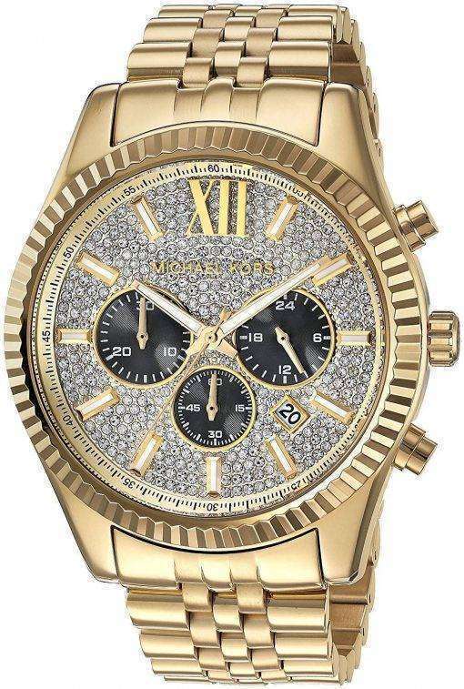 Michael Kors Lexington Chronograph Quartz Crystal Accent MK8494 Men's Watch