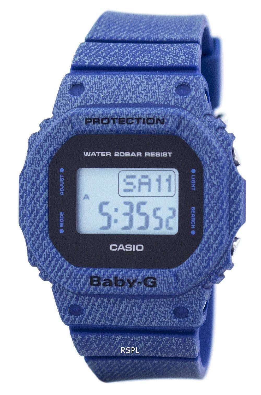 Casio Baby-G Denim'd Alarm Digital 200M BGD-560DE-2 Women's ...