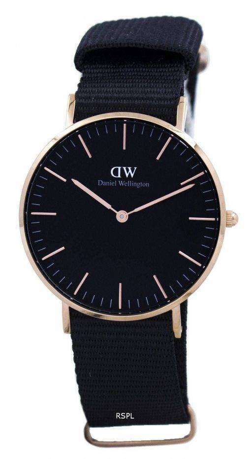 Daniel Wellington Classic Black Cornwall Quartz DW00100150 Unisex Watch