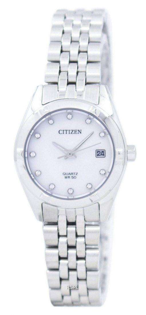 Citizen Analog Quartz Diamond Accent EU6050-59D Women's Watch