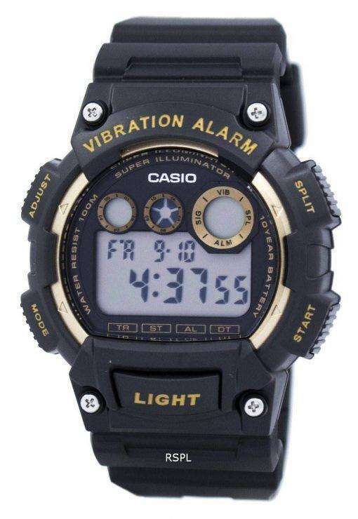 Casio Super Illuminator Vibration Alarm Digital W-735H-1A2V Men's Watch