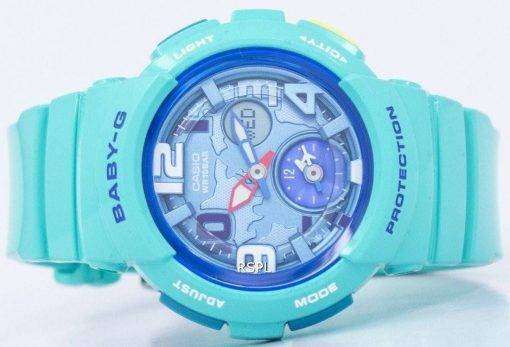 Casio Baby-G World Time Dual Dial Analog Digital BGA-190-3B Women's Watch