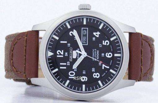 Seiko 5 Sports Automatic Japan Made Canvas Strap SNZG15J1-NS1 Men's Watch