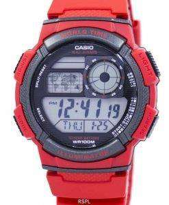 Casio Youth World Time Alarm World Map AE-1000W-4AV AE1000W-4AV Men's Watch