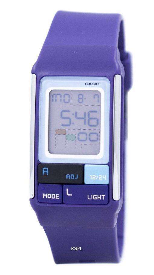 Casio Poptone Dual Time Alarm Digital LDF-52-6A LDF52-6A Women's Watch