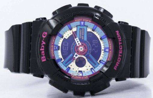Casio Baby-G World Time Analog Digital Multicolor Dial BA-112-1A Womens Watch