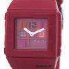 Casio Baby-G Red Alarm World Time BGA-200PD-4B Womens Watch