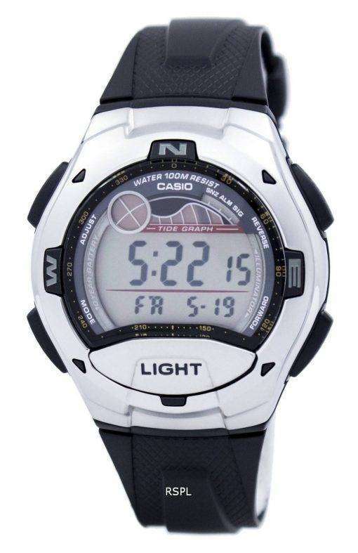 Casio Digital Sports Tide Graph Illuminator W-753-1AVDF W-753-1AV Mens Watch