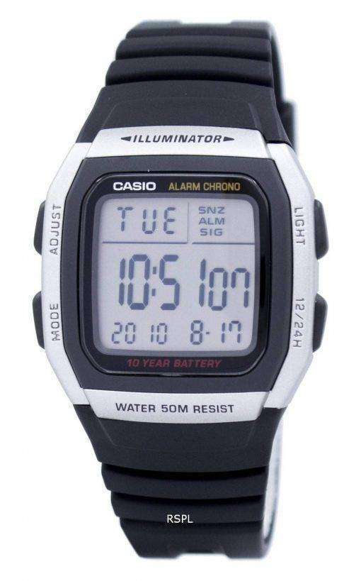 Casio Youth Digital Alarm Chrono Illuminator W-96H-1AVDF W-96H-1AV Mens Watch