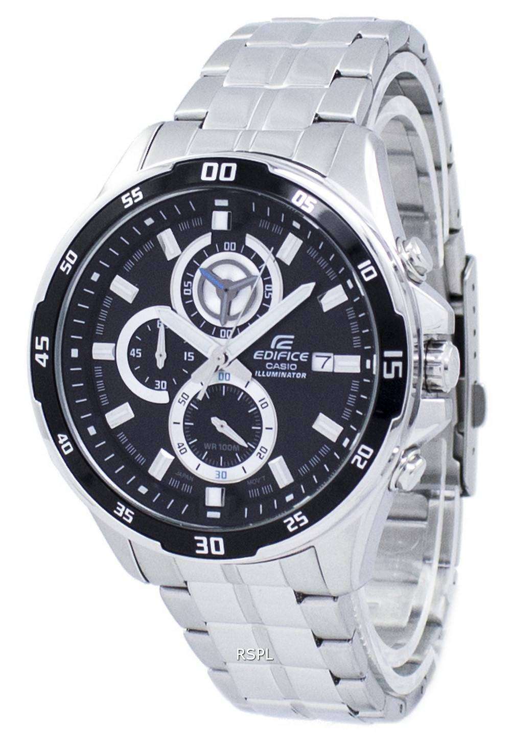 Casio Edifice Illuminator Chronograph Quartz EFR-547D-1AV EFR547D-1AV Men's Watch