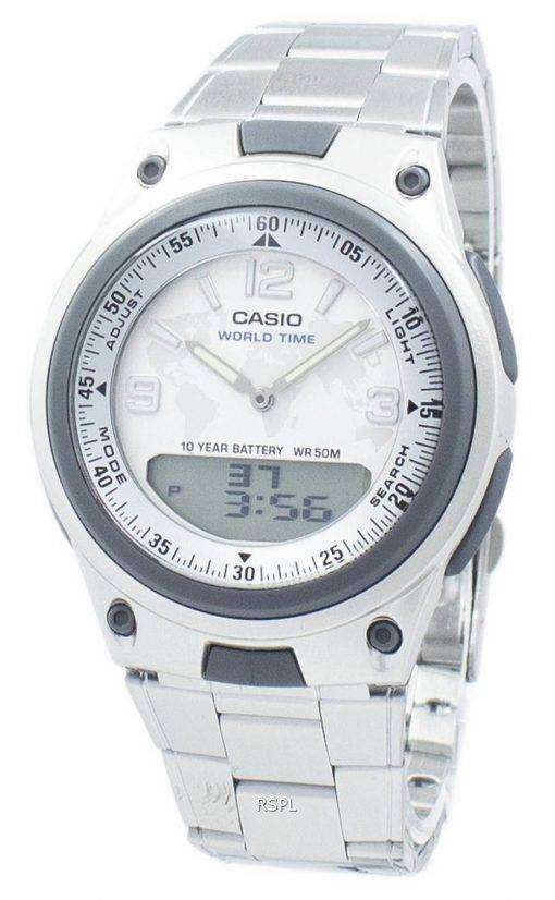 Casio World Time Analog Digital AW-80D-7A2V AW80D-7A2V Men's Watch