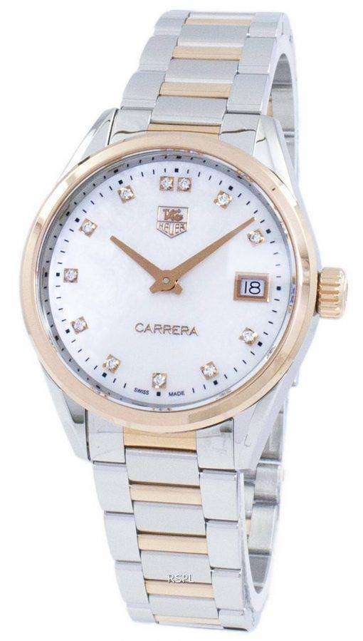 Tag Heuer Carrera Quartz Diamond Accents WAR1352.BD0779 Women's Watch