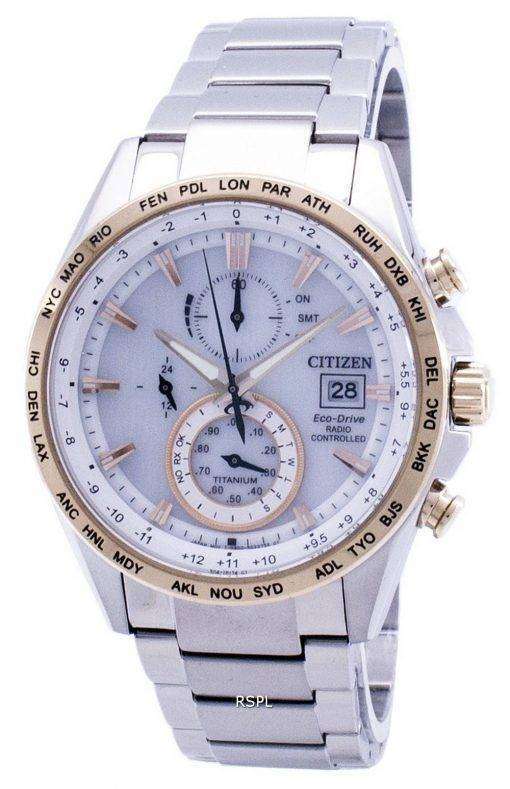 Citizen Eco-Drive Chronograph Power Reserve Radio-Controlled AT8156-87A Men's Watch
