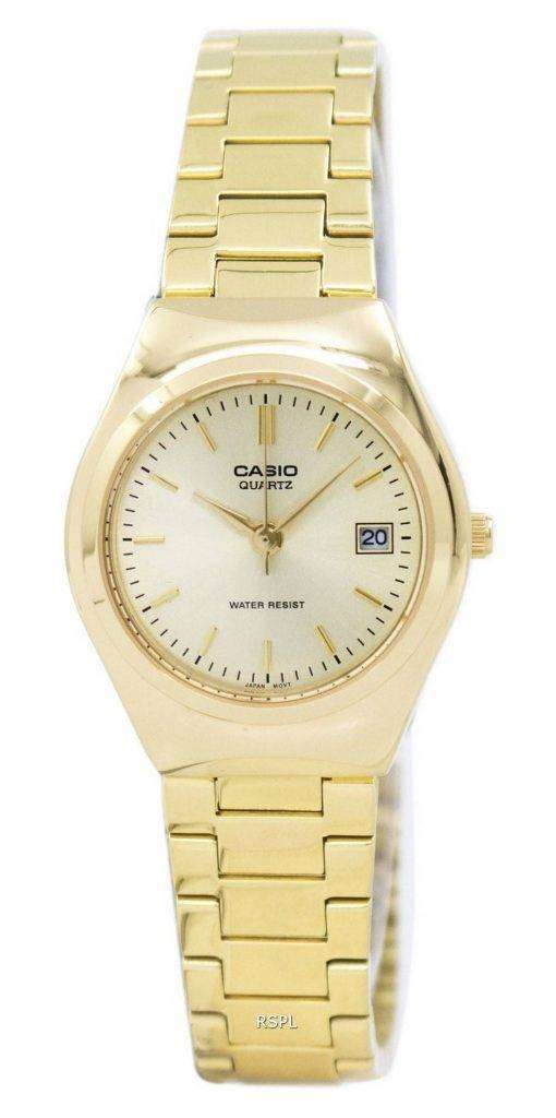 Casio Analog Gold Tone LTP-1170N-9ARDF LTP-1170N-9AR Womens Watch