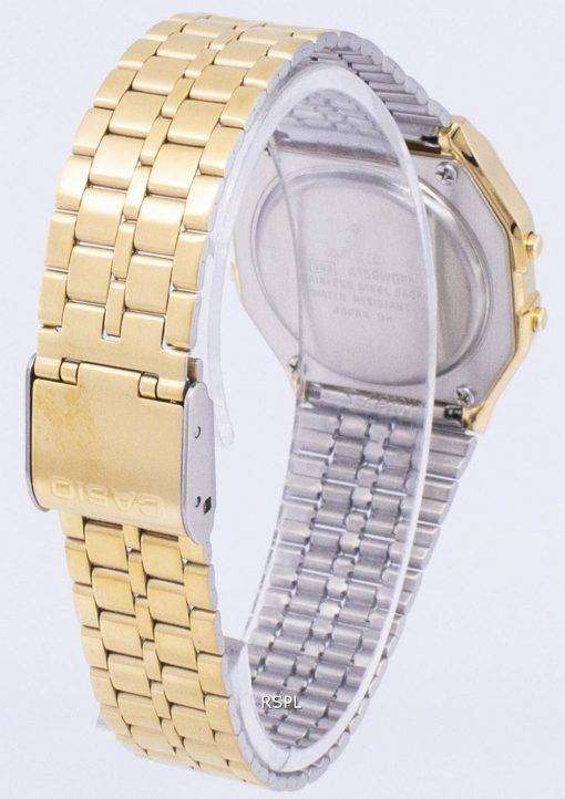 Casio Gold Tone Chronograph Digital A159WGEA-5 Men's Watch